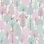 DecoratorsBest Enchanted Forest Pink Wallpaper