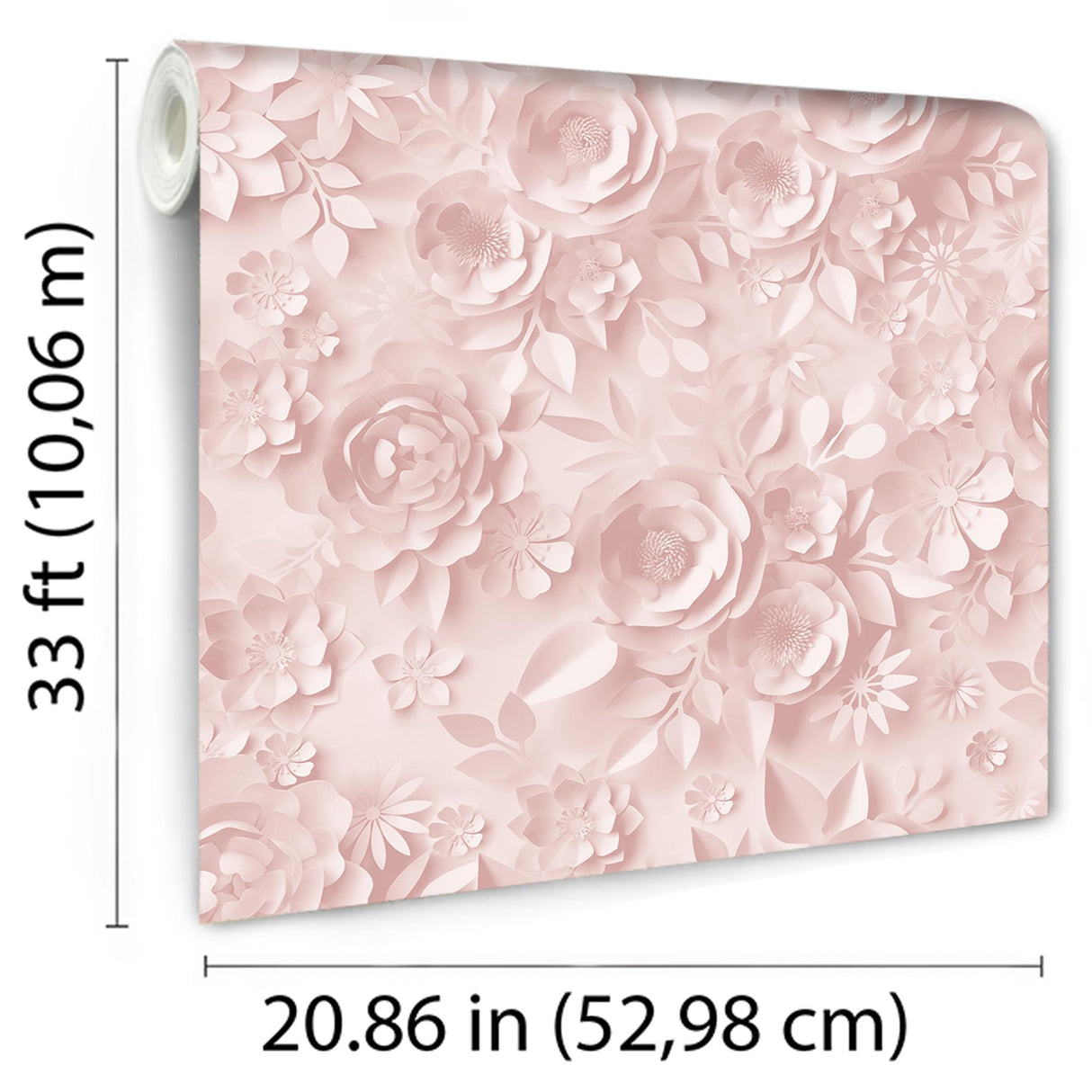 DecoratorsBest Paper Flowers Pink Wallpaper