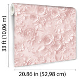 DecoratorsBest Paper Flowers Pink Wallpaper