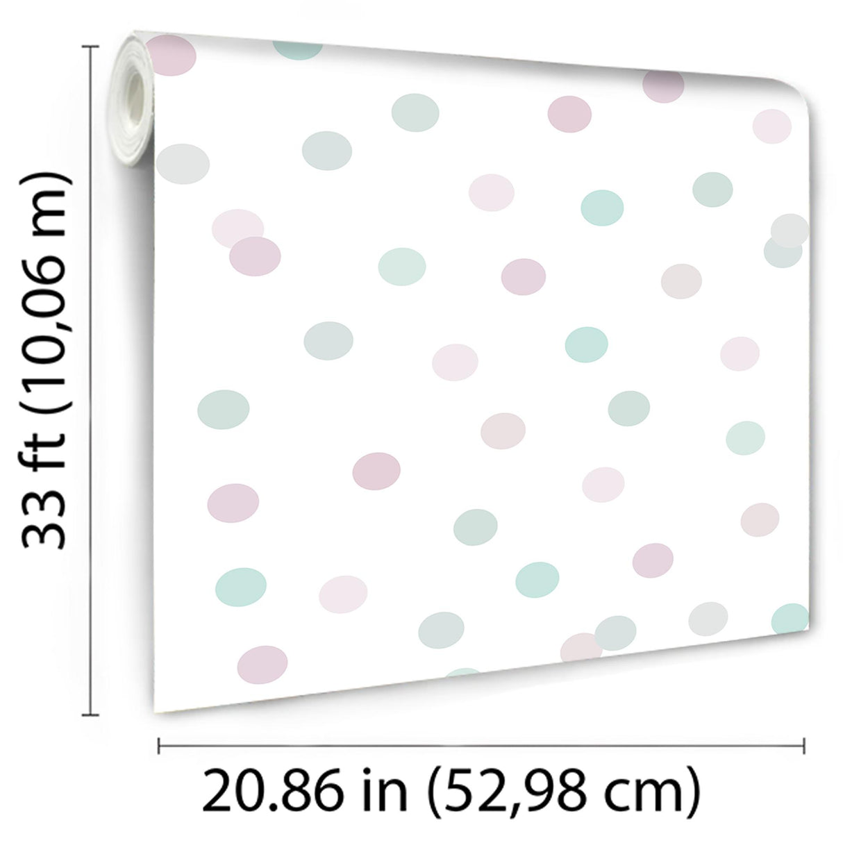 DecoratorsBest Polka Dot Party Pink Wallpaper