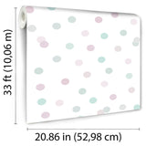 DecoratorsBest Polka Dot Party Pink Wallpaper