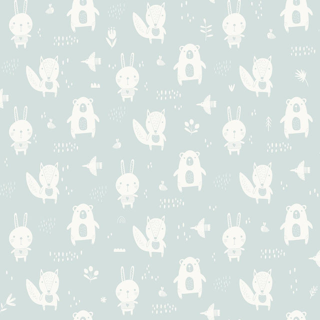 DecoratorsBest Woodland Pals Green Wallpaper