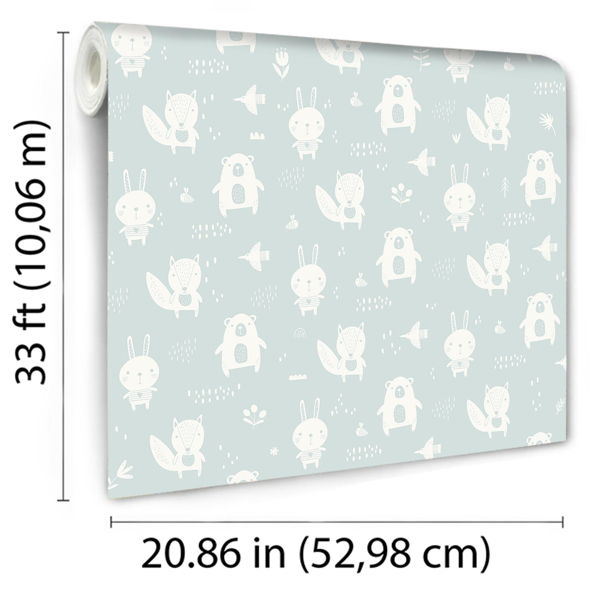 DecoratorsBest Woodland Pals Green Wallpaper