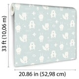 DecoratorsBest Woodland Pals Green Wallpaper