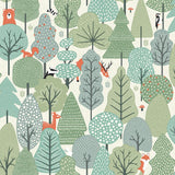 DecoratorsBest Enchanted Forest Green Wallpaper