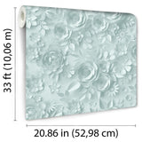 DecoratorsBest Paper Flowers Green Wallpaper