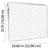 DecoratorsBest Hand Drawn Confetti Dots Green Wallpaper