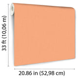 DecoratorsBest Fine Linen Orange Wallpaper