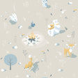 DecoratorsBest Woodland Friends Beige Neutral Wallpaper