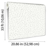 DecoratorsBest Hand Drawn Confetti Dots Gray Wallpaper