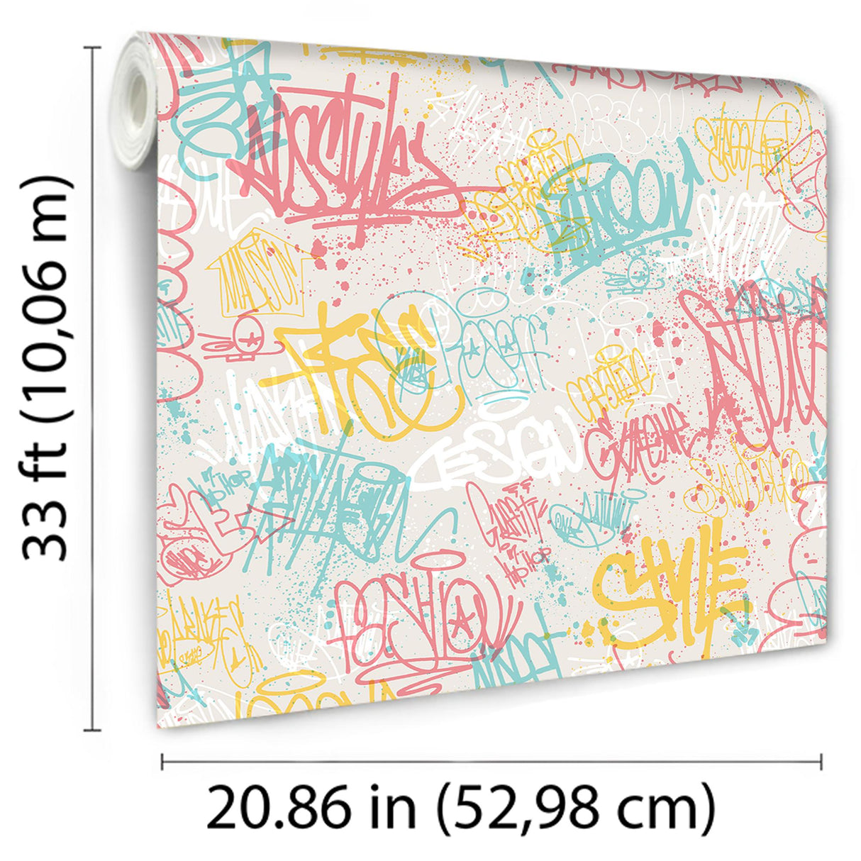 DecoratorsBest Graffiti Multicolor Wallpaper