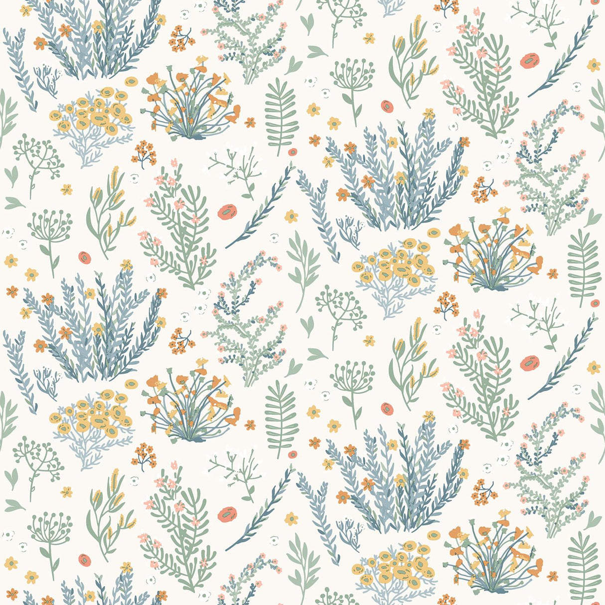DecoratorsBest Mini Lovely Flowers Multi Color Wallpaper