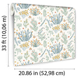 DecoratorsBest Mini Lovely Flowers Multi Color Wallpaper