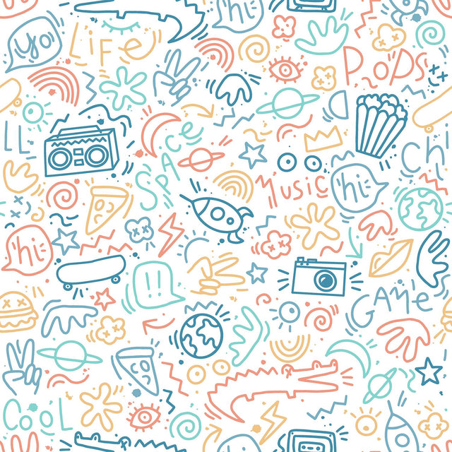 DecoratorsBest Doodle Multi Wallpaper