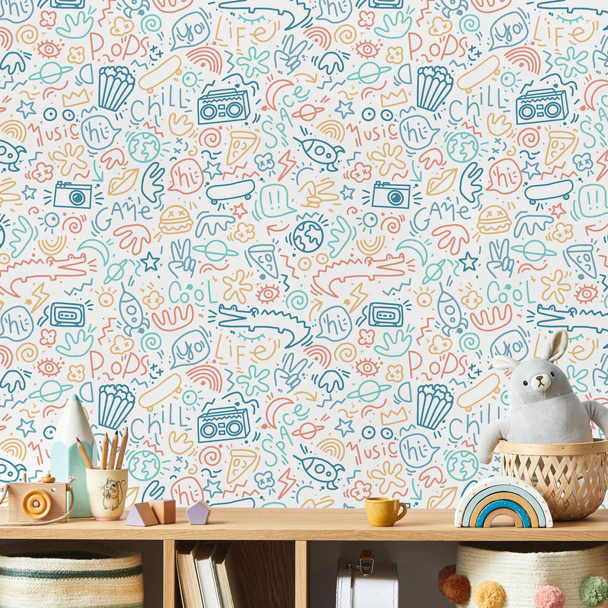 DecoratorsBest Doodle Multi Wallpaper