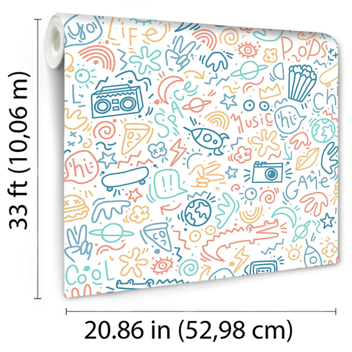 DecoratorsBest Doodle Multi Wallpaper