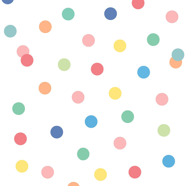 DecoratorsBest Polka Dot Party Multicolor Wallpaper