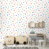 DecoratorsBest Polka Dot Party Multicolor Wallpaper