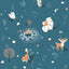 DecoratorsBest Woodland Friends Blue Wallpaper