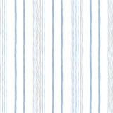 DecoratorsBest Hand Drawn Stripe Blue Wallpaper
