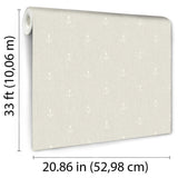 DecoratorsBest Anchors Away Beige Wallpaper
