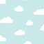 DecoratorsBest Clouds Aqua Wallpaper