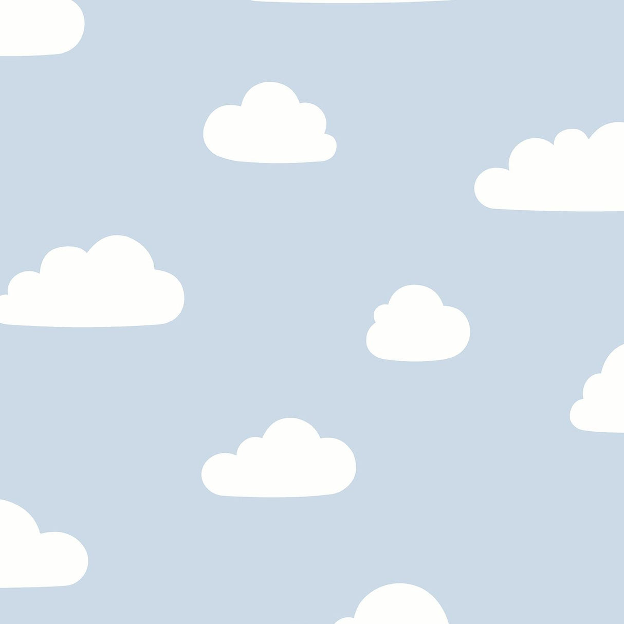 DecoratorsBest Clouds Greyish Blue Wallpaper