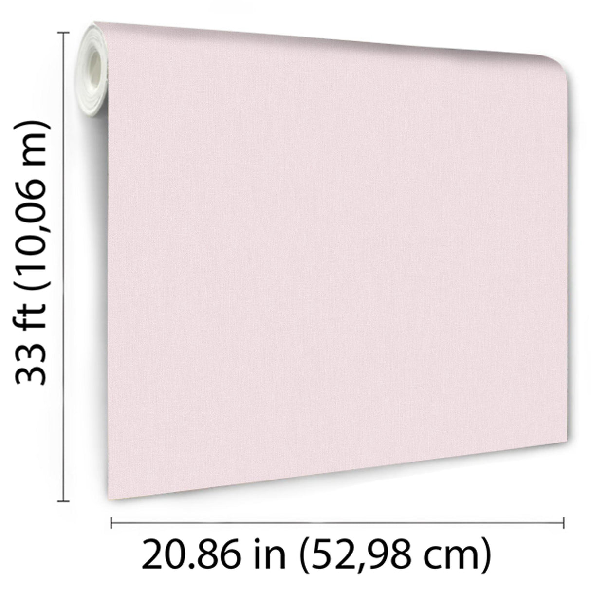 DecoratorsBest Fine Linen Pink Blush Wallpaper