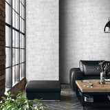 DecoratorsBest Painted Loft Bricks White Wallpaper