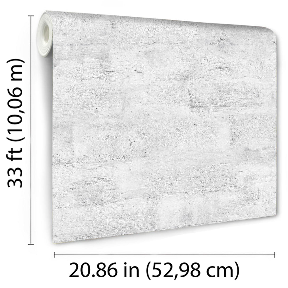DecoratorsBest Painted Loft Bricks White Wallpaper