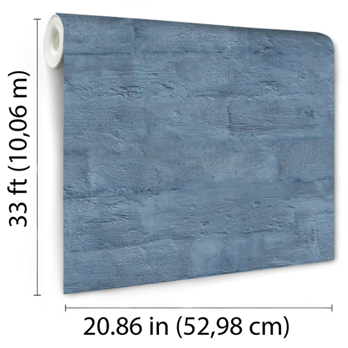 DecoratorsBest Painted Loft Bricks Blue Wallpaper