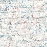 DecoratorsBest Distressed Bricks Blue Wallpaper