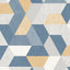 DecoratorsBest Loft Geometric Yellow & Blue Wallpaper