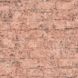 DecoratorsBest Distressed Bricks Rust Wallpaper