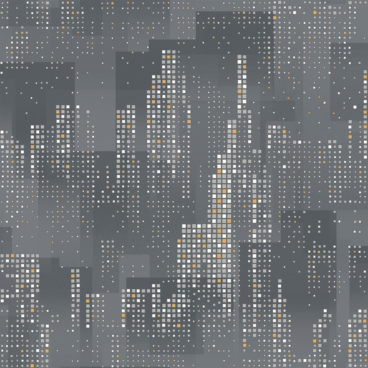 DecoratorsBest Matrix City Skyline Grey Wallpaper