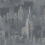 DecoratorsBest Matrix City Skyline Grey Wallpaper