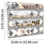 DecoratorsBest City Skate Grey Wallpaper