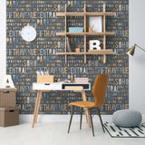 DecoratorsBest New York Typo Grey Wallpaper