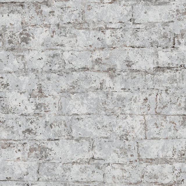 DecoratorsBest Distressed Bricks Grey Wallpaper