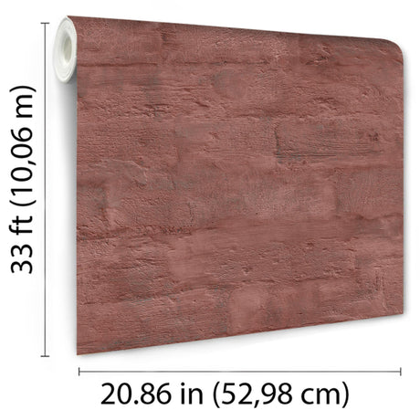 DecoratorsBest Painted Loft Bricks Red Wallpaper