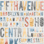 DecoratorsBest New York Typo Light Grey Wallpaper