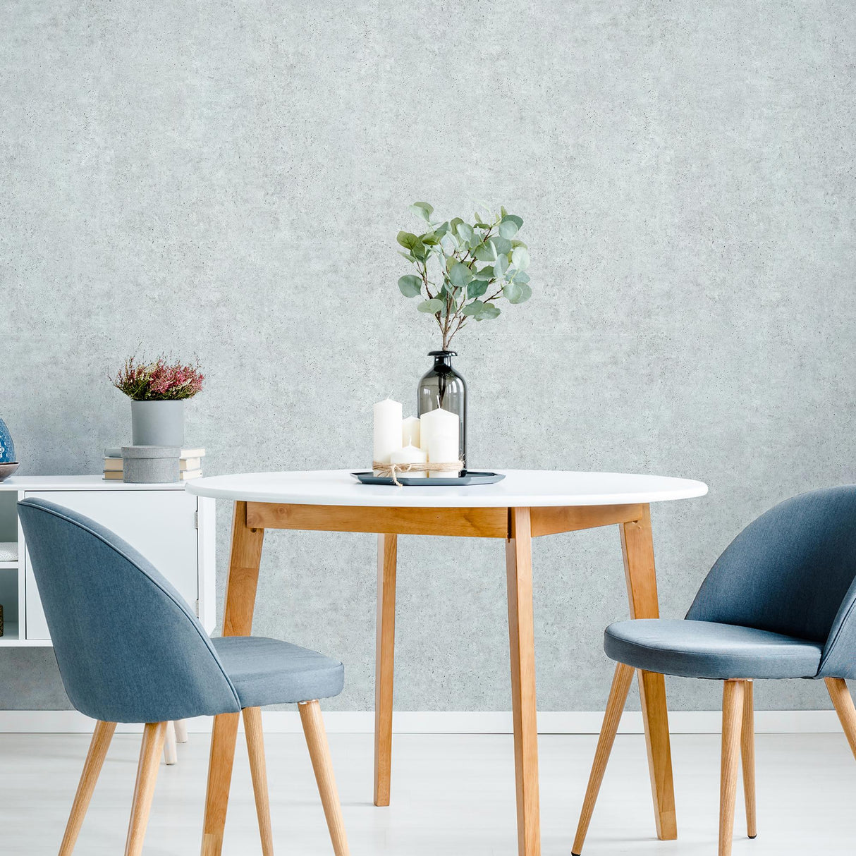 DecoratorsBest Cement Concrete Grey Wallpaper