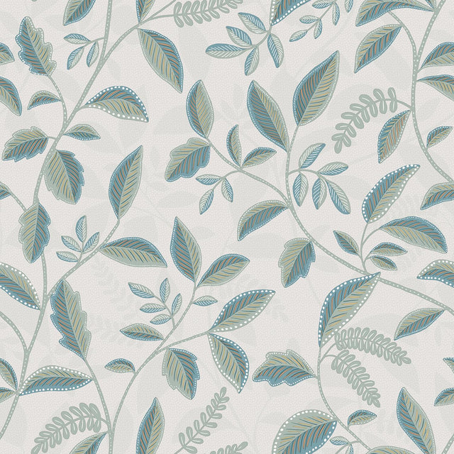DecoratorsBest Tranquil Leafy Vine Green Wallpaper