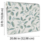 DecoratorsBest Tranquil Leafy Vine Green Wallpaper