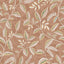 DecoratorsBest Tranquil Leafy Vine Orange Wallpaper