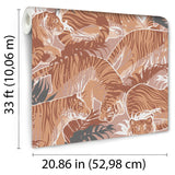 DecoratorsBest Tiger Squad Orange Wallpaper