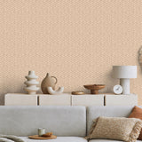 DecoratorsBest Faux Natural Weave Beige Wallpaper