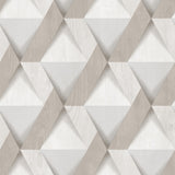 DecoratorsBest Modern Losange Wood Beige Wallpaper