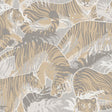 DecoratorsBest Tiger Squad Beige Wallpaper