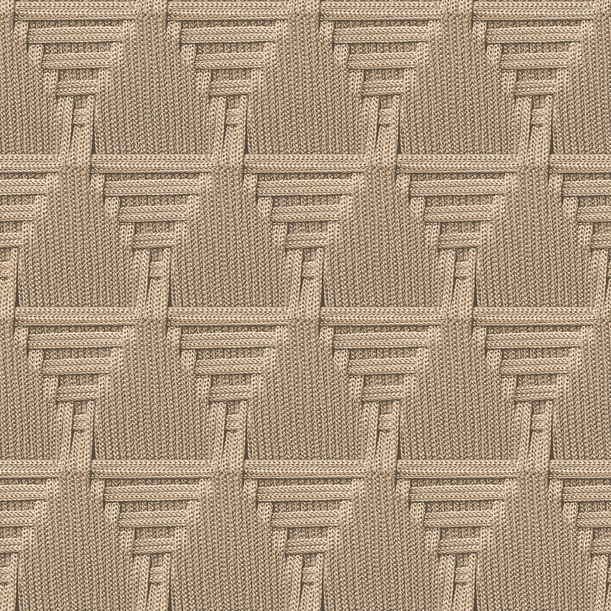 DecoratorsBest Rope Weave Diamond Beige Wallpaper